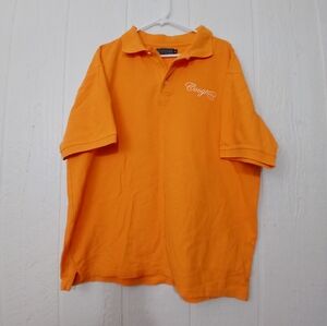 *Coogi Marigold Yellow Golf Polo Shirt-Men's XXL-EUC